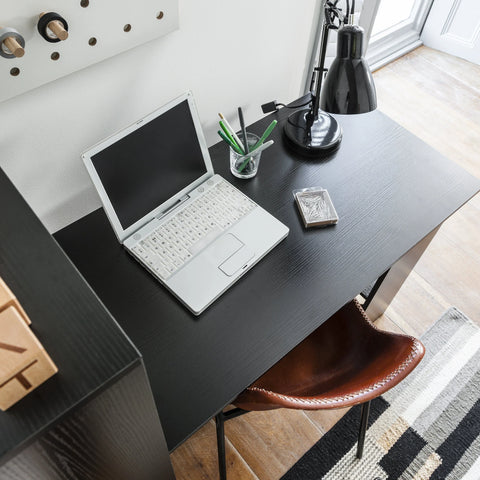 Essie Desk With Shelves