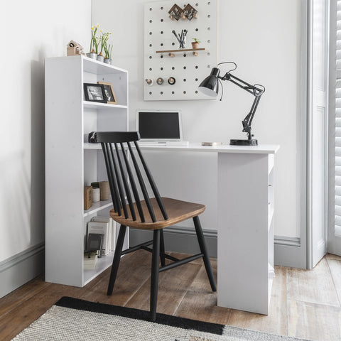 Essie Desk With Shelves