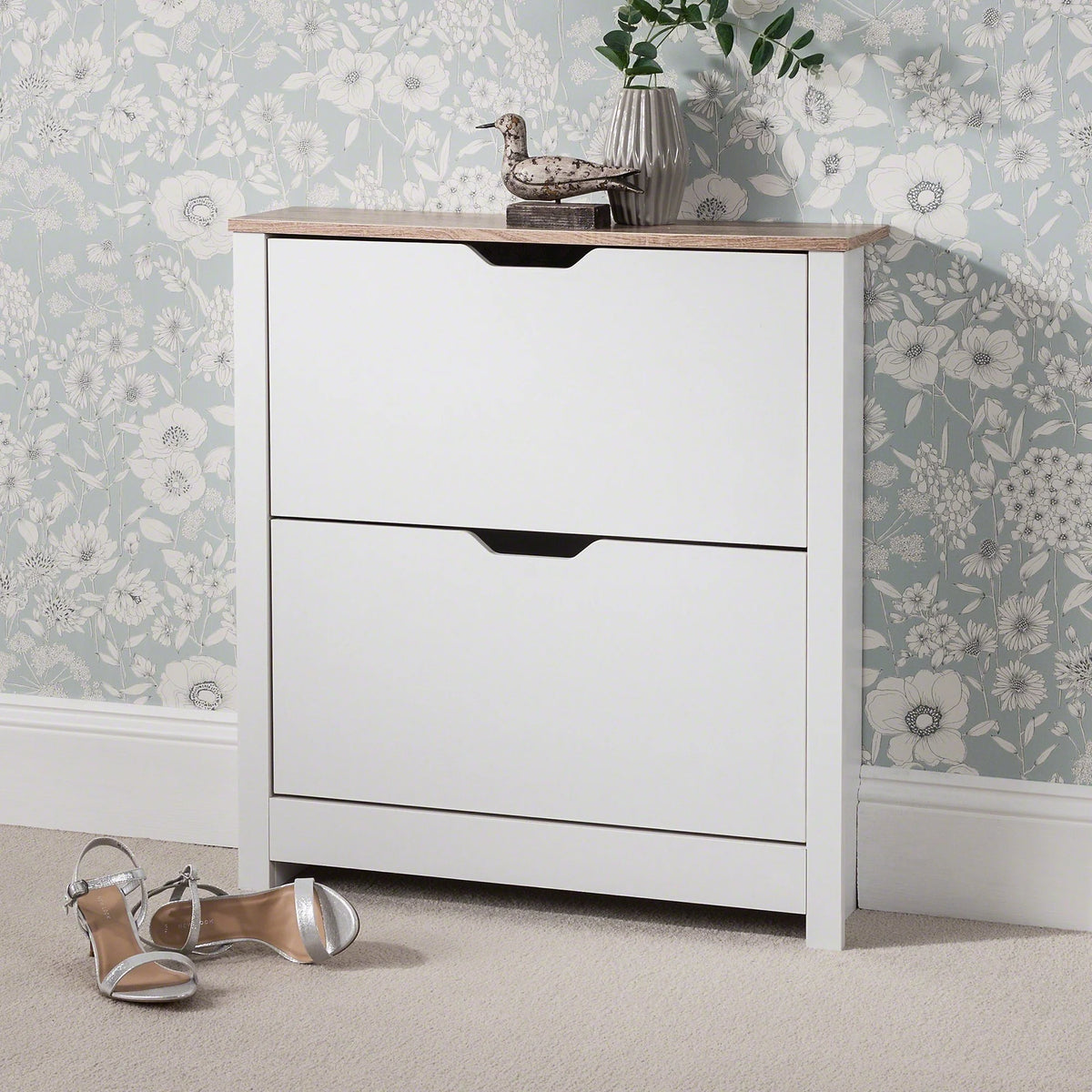 Windsor Shoe Cabinet - 2 Door