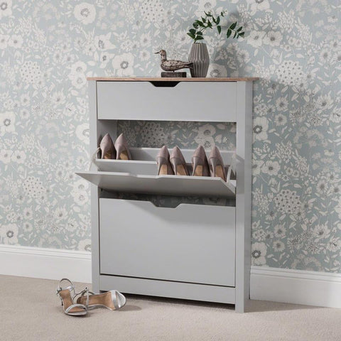 Windsor Shoe Cabinet - 3 Door