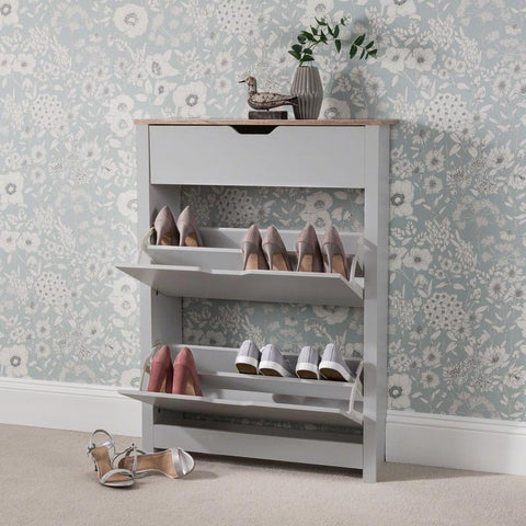 Windsor Shoe Cabinet - 3 Door