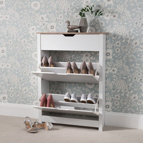 Windsor Shoe Cabinet - 3 Door