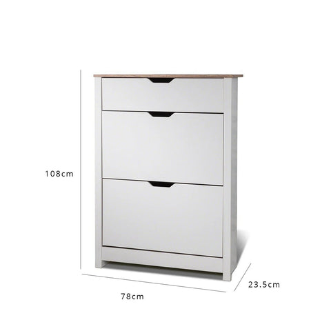 Windsor Shoe Cabinet - 3 Door