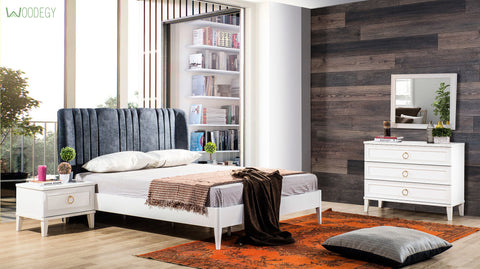 Aelita White Bedroom Set