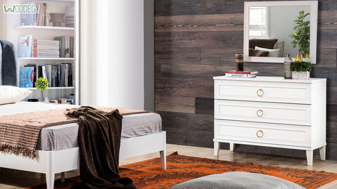 Aelita White Bedroom Set