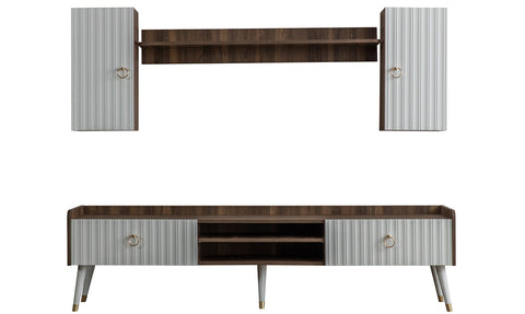 Germany Walnut Moonstone Tv Unit