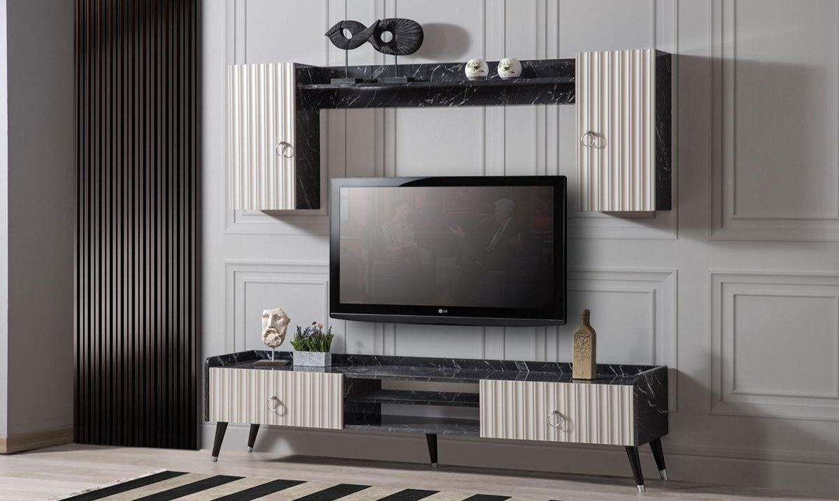 Germany Black Gray Tv Unit