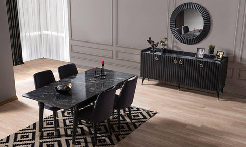 Germany Black Dining Room Set