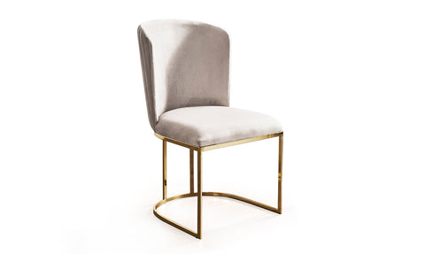 Aura Gold Metal Leg Dining Room Set