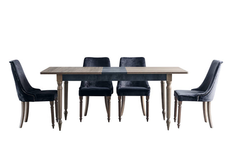 Hünkar Wooden Leg Dining Room Set