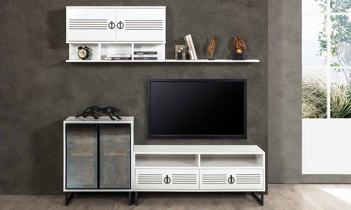 İdil White Wall Unit