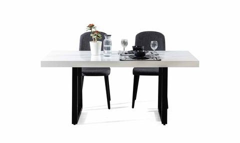 İdil White Dining Room Set