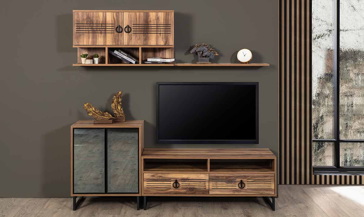 İdil Walnut Wall Unit