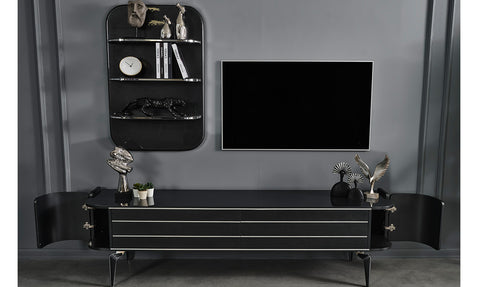 Karya Anthracite TV Unit