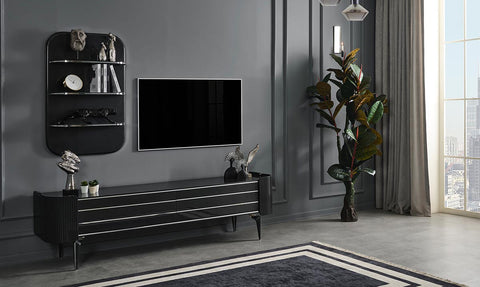 Karya Anthracite TV Unit