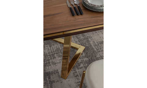 Lisbon Metal Leg Dining Room Set