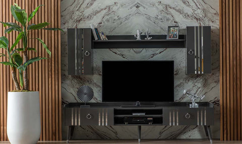 Lotus Anthracite Tv Unit