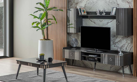 Lotus Anthracite Tv Unit