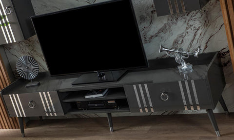 Lotus Anthracite Tv Unit