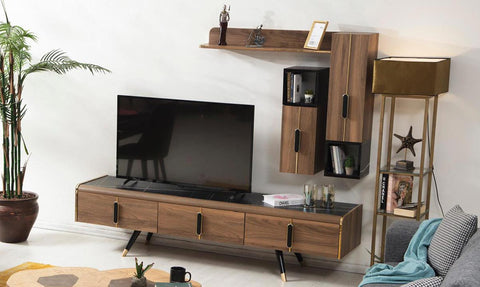 Megan Walnut TV Unit