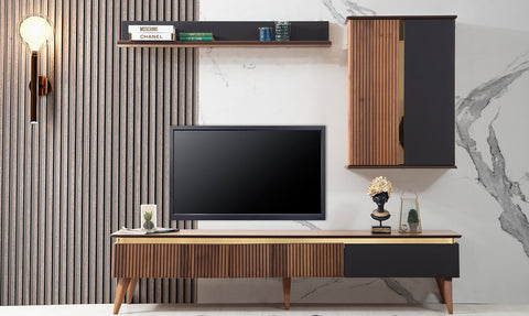 New Gloria Wooden Leg TV Unit