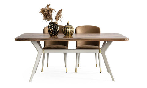 Aura Metal Leg Dining Room Set