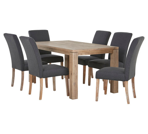 Toronto 6 Seater Dining Set With Parker Chairs -TD1