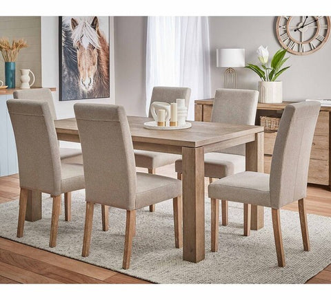 Toronto 6 Seater Dining Set With Parker Chairs -TD3