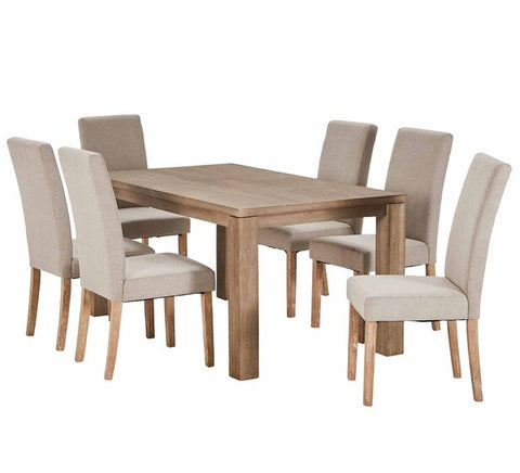 Toronto 6 Seater Dining Set With Parker Chairs -TD3