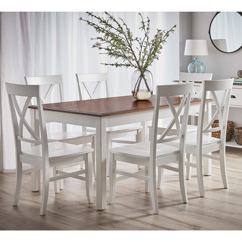 Torkay 6 Seater Dining Set With Newhaven Chairs-TT10