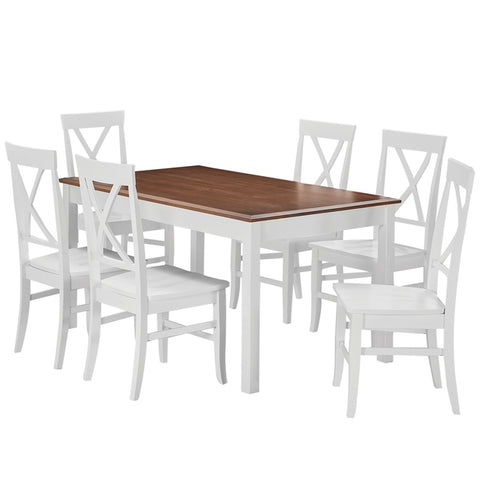 Torkay 6 Seater Dining Set With Newhaven Chairs-TT10