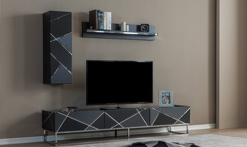 Zen Luxury Metal Leg TV Unit