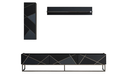 Zen Luxury Metal Leg TV Unit