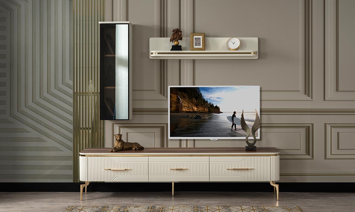 Zen Metal Leg Tv Unit