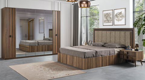 Bella Bedroom Set with 6 Doors