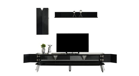 Berlin Black Tv Unit