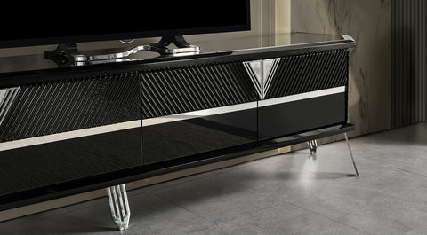 Berlin Black Tv Unit