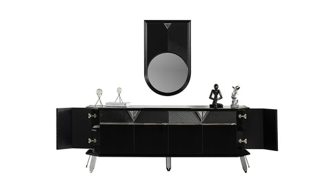 Berlin Black Dining Room Set