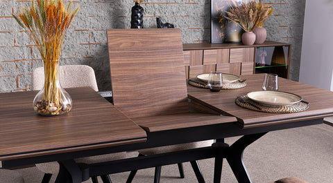 Cavani Walnut Dining Room Set