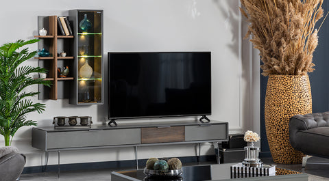 Falcon Metal Leg Tv Unit