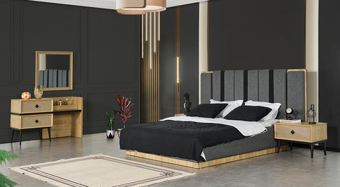 Hazeran 6 Door Bedroom Set