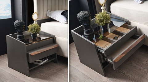 İdil Gray Bedroom Set