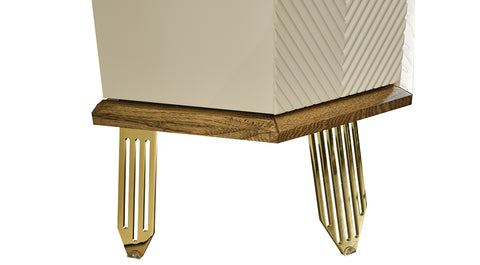 Milano Gold Metal Leg Tv Unit