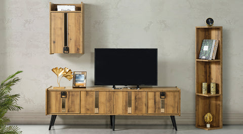 Mira Walnut TV Unit