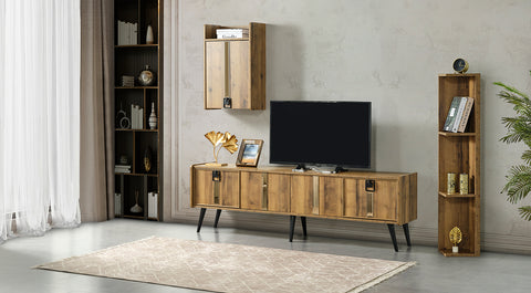 Mira Walnut TV Unit