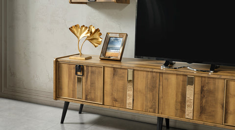 Mira Walnut TV Unit