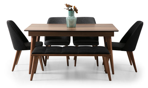 Oslo Walnut Dining Room Set