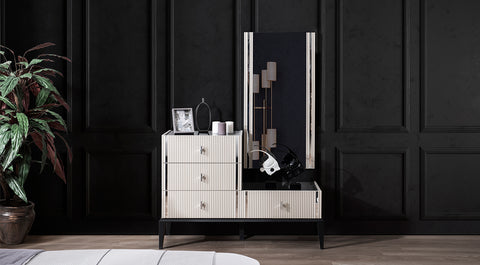 Palos Corner Cabinet Bedroom Set (White)Wardrobe