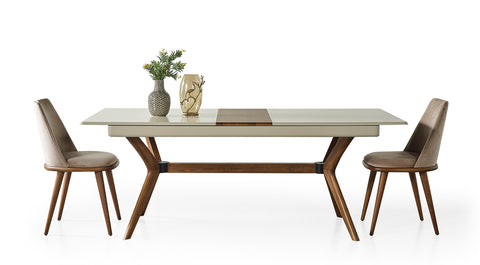 Prada Walnut Dining Room Set