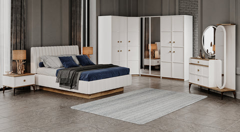 Aytas Corner Wardrobe Bedroom Set